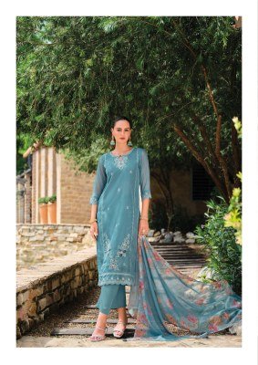 Lady Leela Varnika 2 Designer Embroidery Organza Top with Pure Viscose Silk Pant And Organza Digital Print Dupatta Wholesale kurtis catalogs