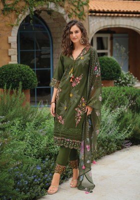 Lady Leela Zoya Designer Embroidered Viscose Silk Kurti Set with Organza Dupatta And Wholesale kurtis catalogs