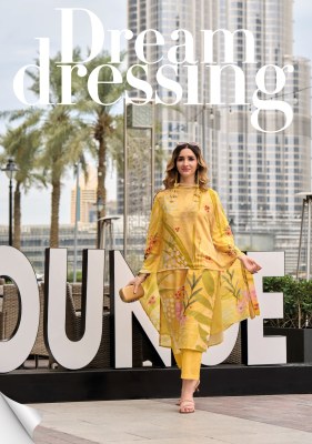 Lady Leela by Summer Pastels pure linen fancy kurti pant and dupatta catalogue readymade suit catalogs