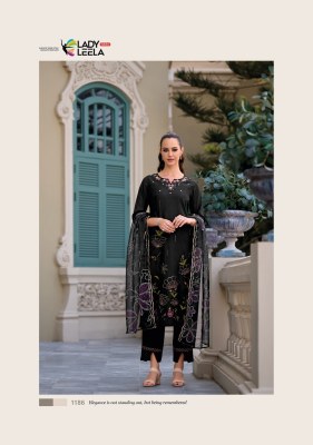 Lady leela by Rabya designer embroidered silk kurti pant with dupatta catalogue at wholesale price readymade suit catalogs