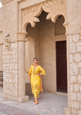 Lady leela by Riwayat heavy silk embroidered readymade kurti pant and dupatta catalogue at low rate readymade suit catalogs