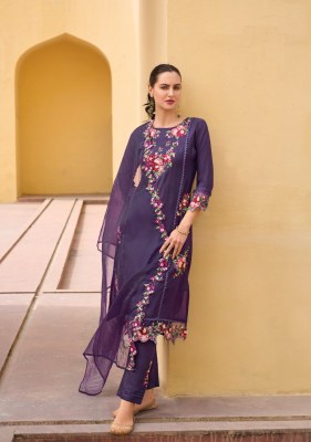 Lady leela by Shiddat 2 heavy embroidered fancy kurti pant and dupatta catalogue at amaviexpo readymade suit catalogs