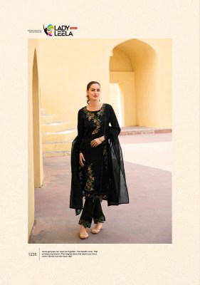 Lady leela by Shiddat 2 heavy embroidered fancy kurti pant and dupatta catalogue at amaviexpo readymade suit catalogs