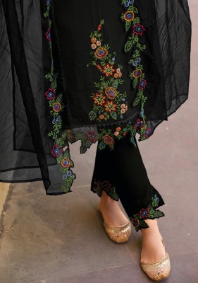 Lady leela by Shiddat 2 heavy embroidered fancy kurti pant and dupatta catalogue at amaviexpo readymade suit catalogs