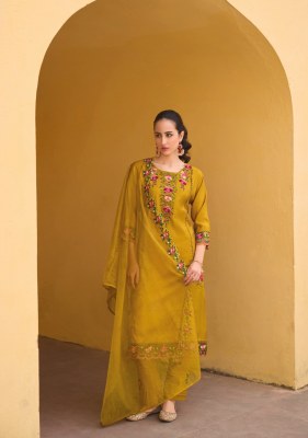 Lady leela by Shiddat 2 heavy embroidered fancy kurti pant and dupatta catalogue at amaviexpo readymade suit catalogs