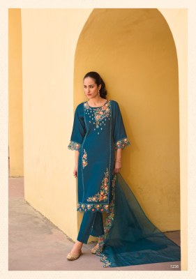 Lady leela by Shiddat 2 heavy embroidered fancy kurti pant and dupatta catalogue at amaviexpo readymade suit catalogs