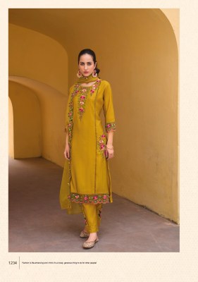 Lady leela by Shiddat 2 heavy embroidered fancy kurti pant and dupatta catalogue at amaviexpo readymade suit catalogs