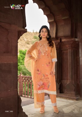 Lady leela by Summer spring embroidered printed readymade suit catalogue at low rate readymade suit catalogs