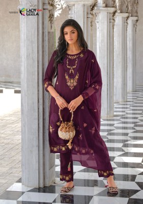 Lady leela by inaayat premium festival collection of kurti pant and dupatta catalog at wholesale rate kurtis catalogs