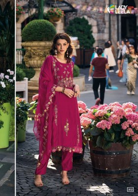 Lady leela by shiddat heavy handwork embroidery kurti pant with designer dupatta at wholesale rate kurtis catalogs