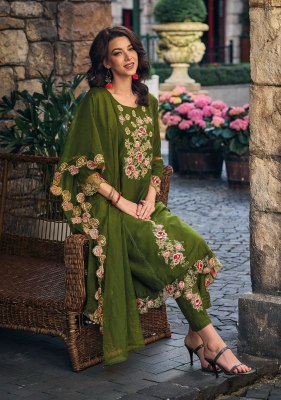 Lady leela by shiddat heavy handwork embroidery kurti pant with designer dupatta at wholesale rate kurtis catalogs
