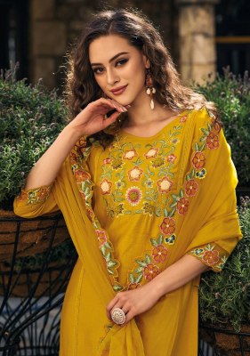 Lady leela by shiddat heavy handwork embroidery kurti pant with designer dupatta at wholesale rate kurtis catalogs