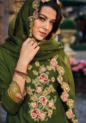 Lady leela luanch shiddat Heavy HandworkPure Viscose Fabric Kurti with pant and dupatta catalog at wholesale price readymade suit catalogs