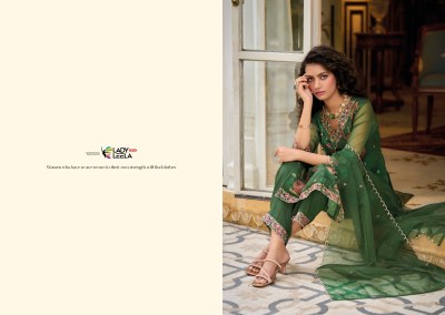 Lady leela present Ayesha embroidered readymade suit catalogue at low rate readymade suit catalogs