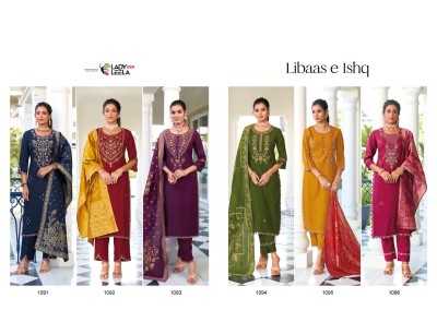 Lady leela presenting libaas e ishq heavy embroidered designer readymade suit catalog at wholesale price readymade suit catalogs