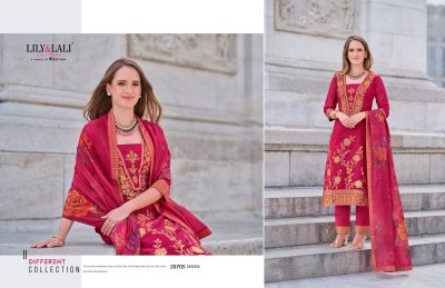 Lajjo by Lily and lali Exclusive handwork kurti pant and dupatta catalogue at amaviexpo readymade suit catalogs