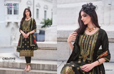 Lajjo by Lily and lali Exclusive handwork kurti pant and dupatta catalogue at amaviexpo readymade suit catalogs