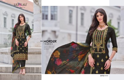 Lajjo by Lily and lali Exclusive handwork kurti pant and dupatta catalogue at amaviexpo readymade suit catalogs