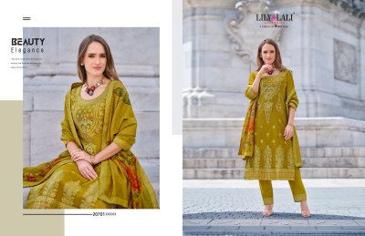 Lajjo by Lily and lali Exclusive handwork kurti pant and dupatta catalogue at amaviexpo readymade suit catalogs