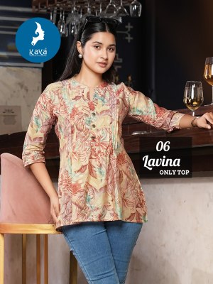 Lavina by Kaya Chanderi modal foil printed western wear catalogue at affordable rate western wear catalogs