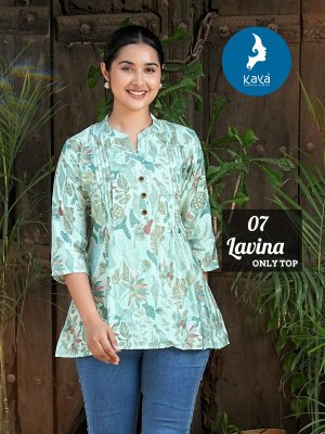 Lavina by Kaya Chanderi modal foil printed western wear catalogue at affordable rate western wear catalogs