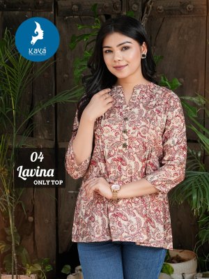 Lavina by Kaya Chanderi modal foil printed western wear catalogue at affordable rate western wear catalogs