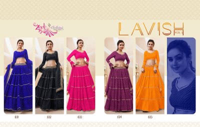 Lavish vol 1 by Zeel Clothing Fancy Georgette Flared lehenga choli catalogue at affordable rate lehenga choli catalogs