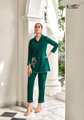 Ledy leela winter dairias by marbels 3 super quality velvet fabric with pure handwork co ord catalog at wholesale price   Amavi