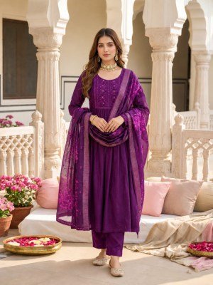 Lee Mal Chanderi Kurti Pant with Gicha Silk Dupatta Set kurti pant with dupatta Catalogs