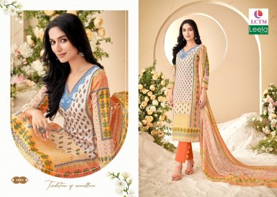 Leela by Anya unstitched printed fancy dress material catalogue at affordable rate dress material catalogs