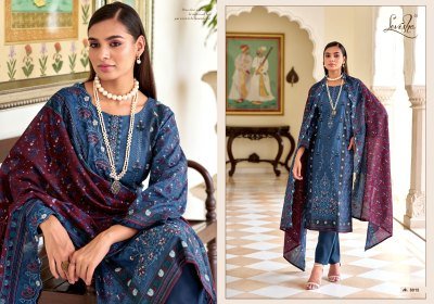Levisha Madhubala Vol 8 Pakistani Style Lawn Cotton Suit with Embroidered Top, Dyed Cotton Bottom And Mal Mal Printed  Dupatta Wholesale pakistani suit catalogs