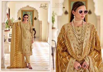 Levisha Madhubala Vol 8 Pakistani Style Lawn Cotton Suit with Embroidered Top, Dyed Cotton Bottom And Mal Mal Printed  Dupatta Wholesale pakistani suit catalogs