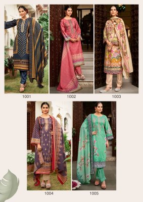 Levisha by Eshaan cembric cotton printed with embroidered pakisatani suit catalogue pakistani suit catalogs