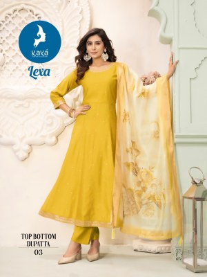 Lexa by Kaya Heavy roman silk designer anarkali suit catalogue at amaviexpo fancy Anarkali suit catalogs