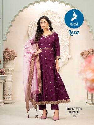 Lexa by Kaya Heavy roman silk designer anarkali suit catalogue at amaviexpo fancy Anarkali suit catalogs
