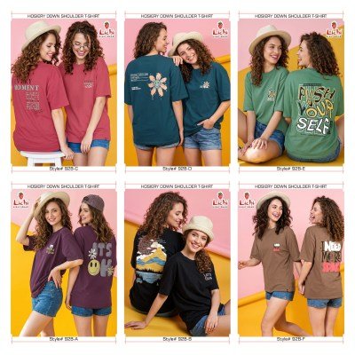 Lichi Down Shoulder Night Wear T-Shirt night wear catalogs