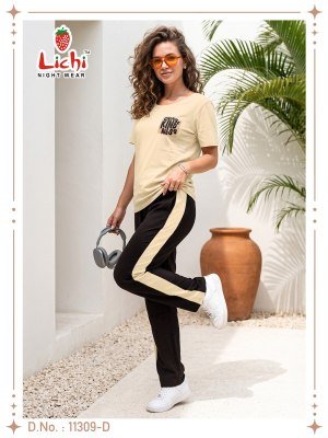 Lichi Premium Cotton Hojiyari Ladies Night Suit 