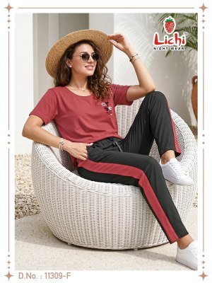 Lichi Premium Cotton Hojiyari Ladies Night Suit night wear catalogs