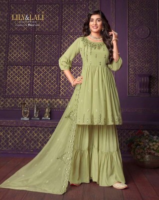 Lily And Lali Eminent Vol 2 Exclusive Premium Collection Kurti Dupatta With Chiffon Gharara Collection  kurtis catalogs