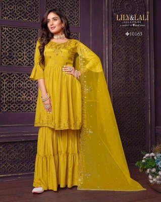 Lily And Lali Eminent Vol 2 Exclusive Premium Collection Kurti Dupatta With Chiffon Gharara Collection  kurtis catalogs