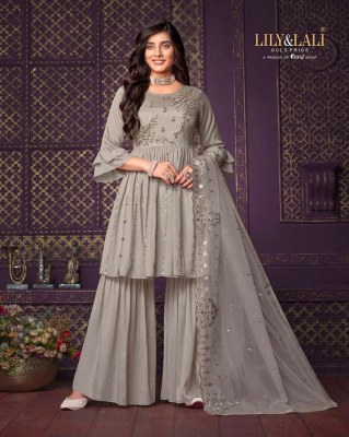 Lily And Lali Eminent Vol 2 Exclusive Premium Collection Kurti Dupatta With Chiffon Gharara Collection  kurtis catalogs