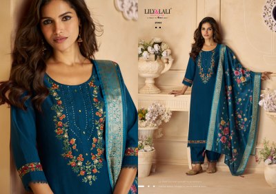 Lily And Lali Khwab Premium Collection Kurti Pant Dupatta Set Collection  readymade suit catalogs