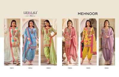 Lily And Lali Mehnoor Afghani Set Maslin Kurti catalogue wholesale Rate  readymade suit catalogs