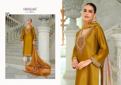 Lily And Lali Monica Festival Collection Silk Top And Dupatta Set Wholesale kurtis catalogs