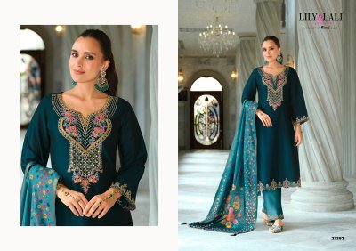 Lily And Lali Monica Festival Collection Silk Top And Dupatta Set Wholesale kurtis catalogs