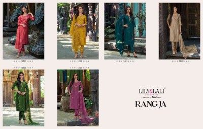 Lily And Lali Rangja Exclusive Premium Collection 3 piece Kurti set wholesale kurtis catalogs
