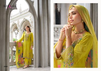 Lily And Lali Sarvari Designer Chinon Silk Suit Set with Hand Embroidery And Exclusive Dupatta Work Wholesale kurtis catalogs