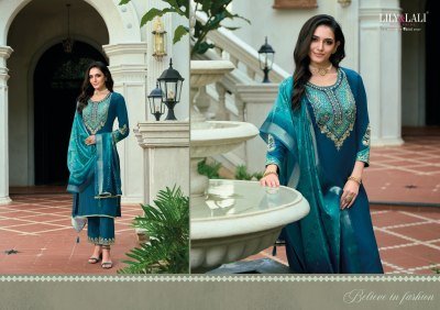 Lily And Lila Sajawat Handcrafted Viscose Suit Pant With Pocket with Embroidery Lace and Digital Print Dupatta Wholesale kurtis catalogs