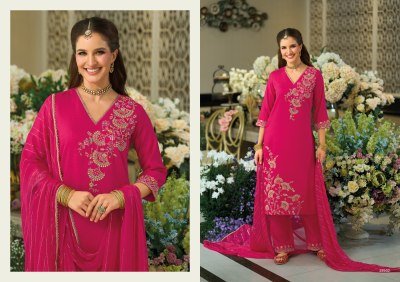 Lily & Lali Dedaar Fancy Viscose Silk Suit with Heavy Hand Work readymade suit catalogs