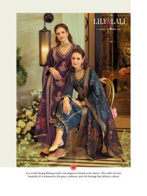 Lily & Lali Gulabo Festival Collection Shimmer Viscose Silk Suit 